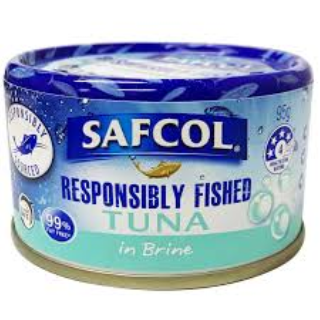 SAFCOL TUNA IN BRINE 95G
